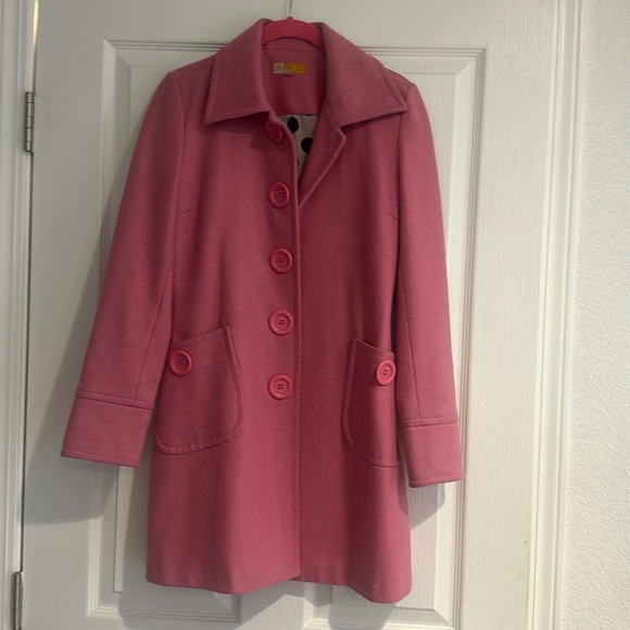 Tulle Jackets & Blazers - Tulle Pink Wool Coat